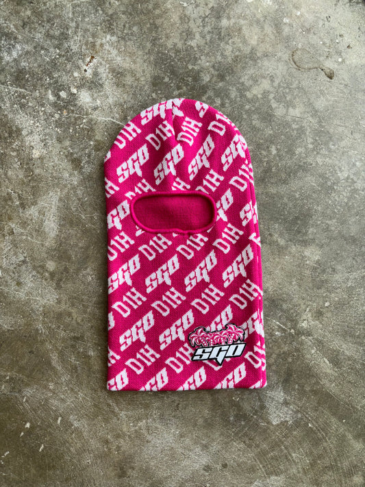 Pink "SGO" Ski Mask