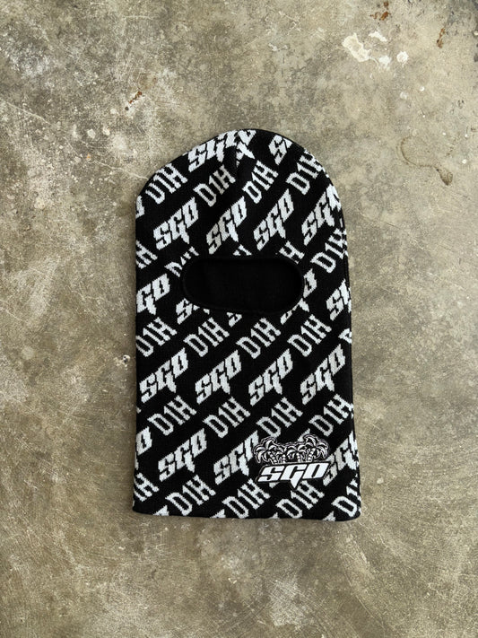 Black "SGO" Ski Mask